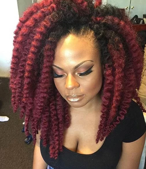Chunky Crochet Twist Out