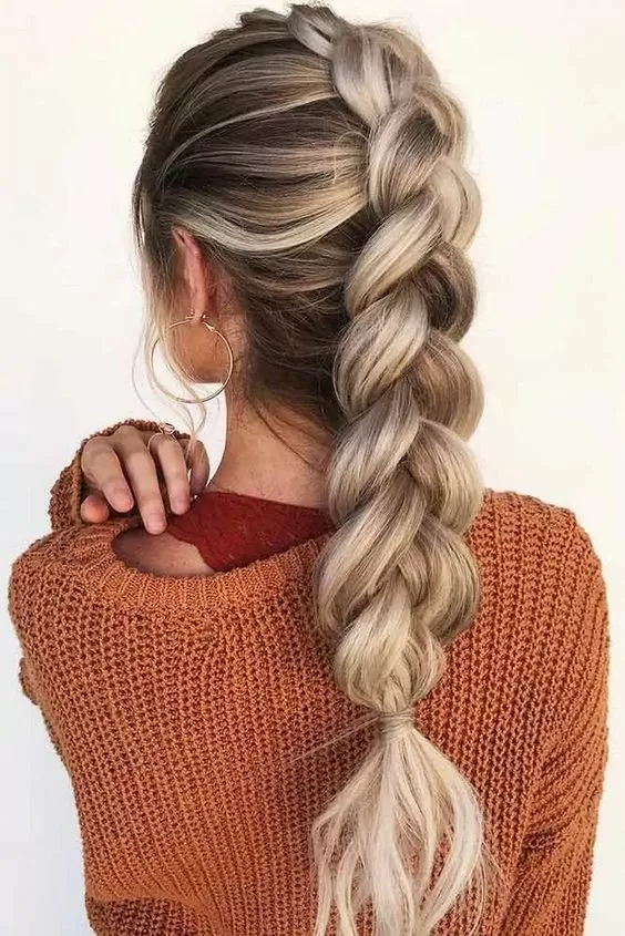 chunky french braid