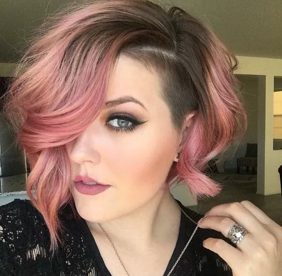 pink undercut