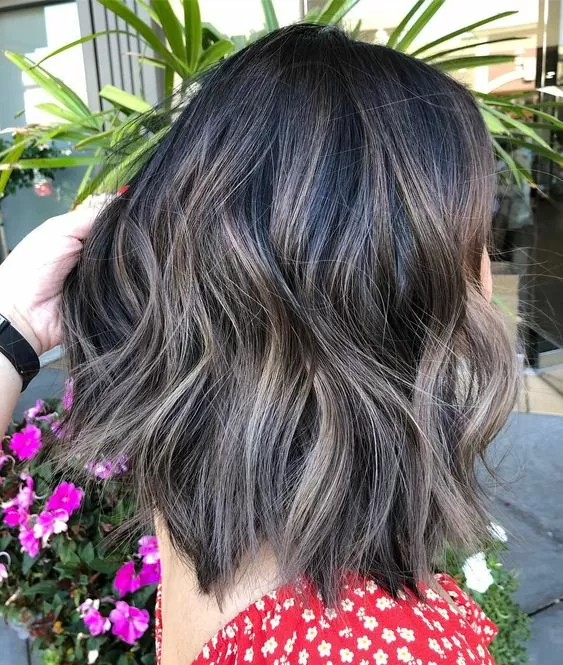 ash brown highlights