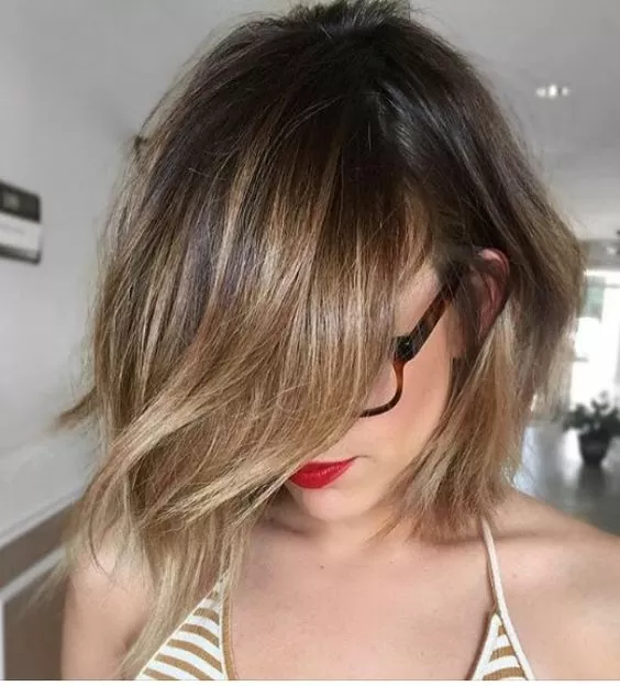 Honey Balayage for Brunettes
