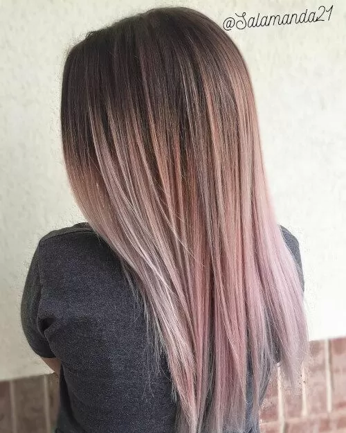 Ash Brown and Subtle Blorange Ombre