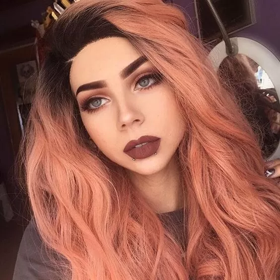 Dark Roots with Muted Blorange