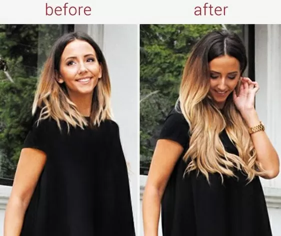 Clip In Hair Extensions for Ombre