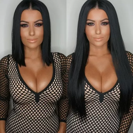 Poker Straight Clip In Hair Extensions