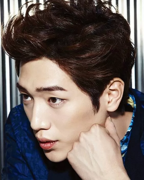 Textured Mens Korean Hair Cut