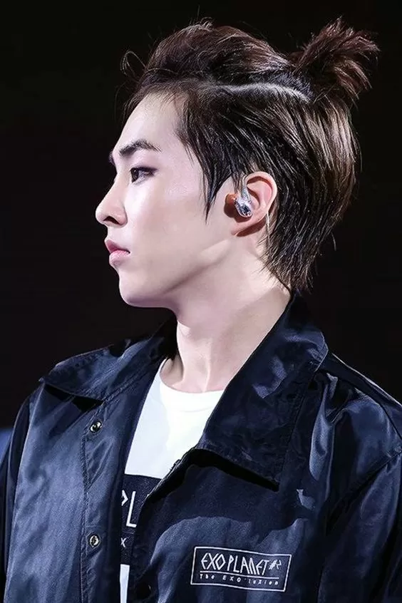 Korean Top Knot Hairstyle