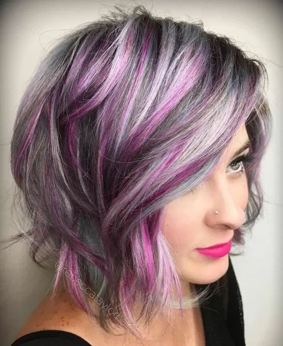 Violet Pink Highlights