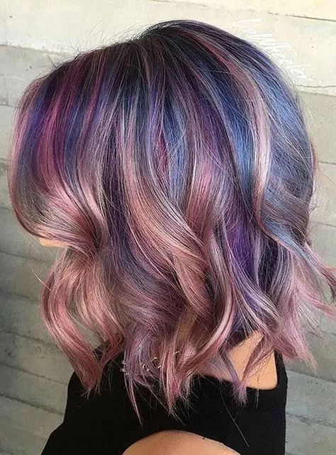 Rainbow and Pink Hair