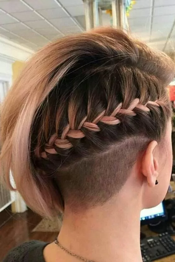 French Braid for Short Hair