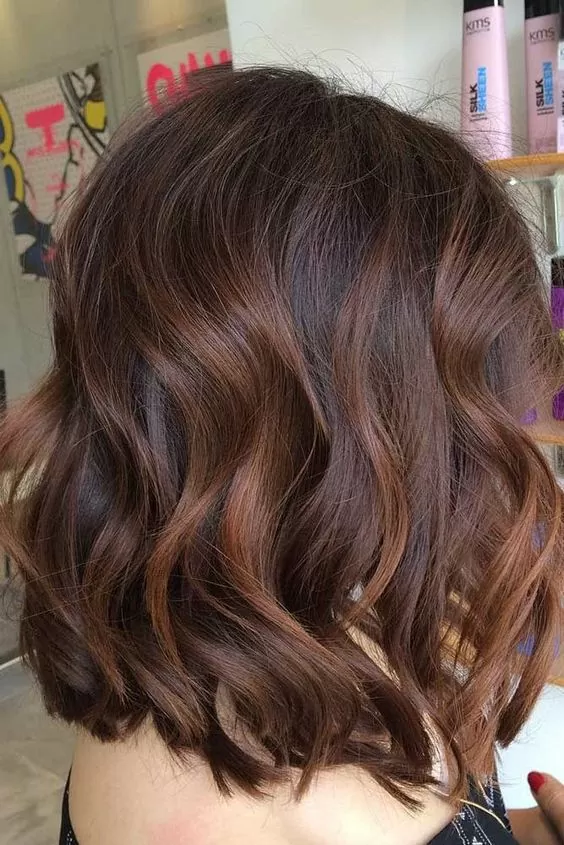 Dark Chocolate Locks with Cinnamon Highlights