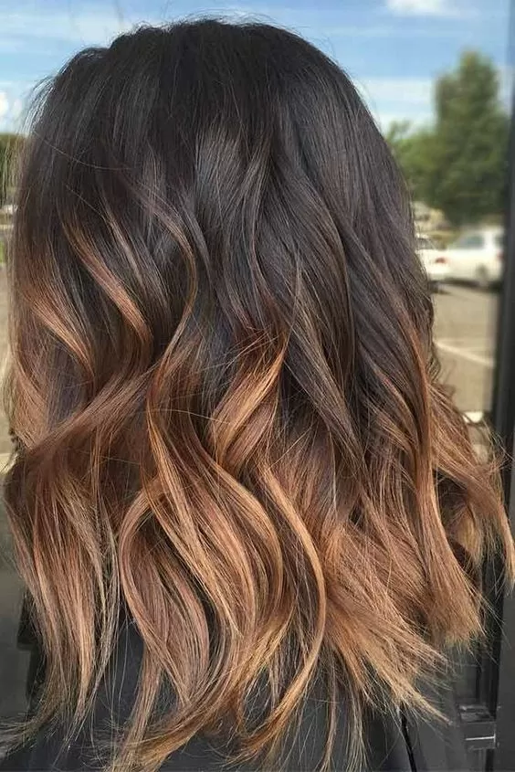 Toasted Cinnamon and Caramel Ombre