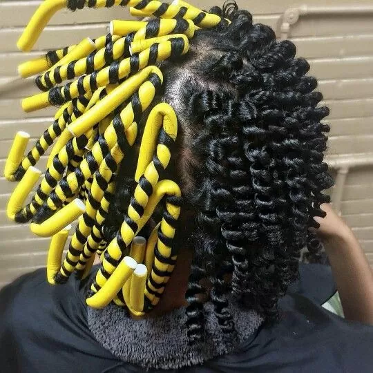 How To Use Flexi Rods On Transitioning Hair