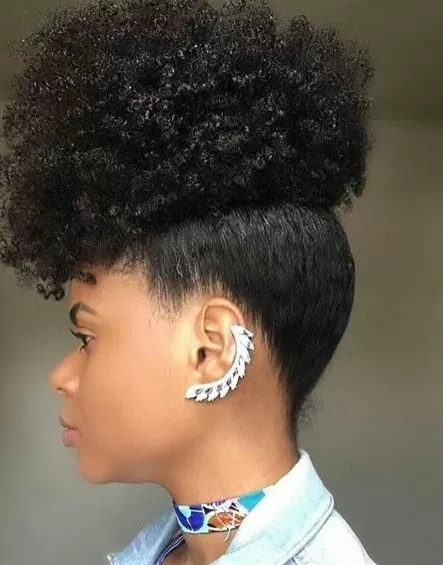 High puff updo