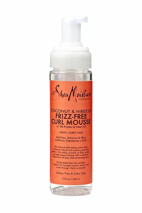 Shea Moisture Coconut & Hibiscus Frizz-Free Curl Mousse