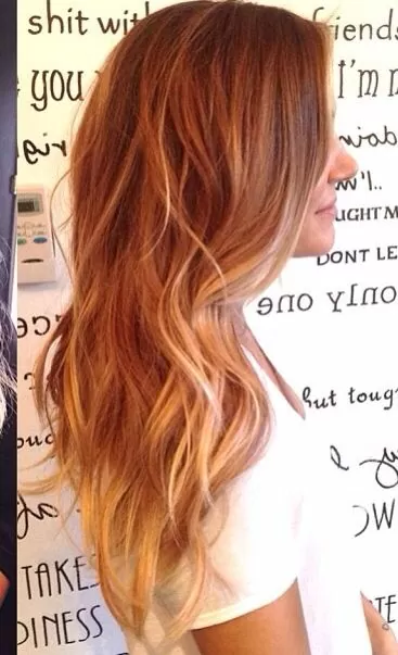 Ombre with Auburn Base