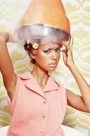 heat setting hooded hair dryer