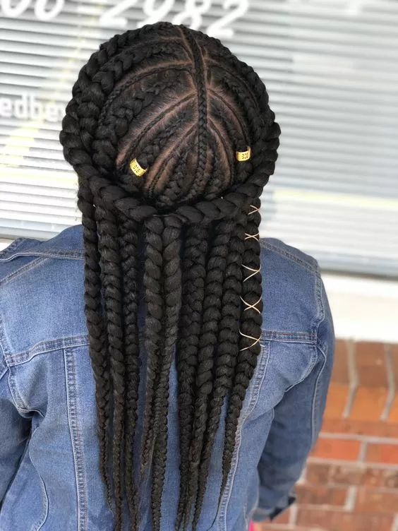 Jumbo Feed in braids