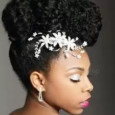 wdding black updo