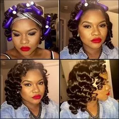 flexi rods pin curls