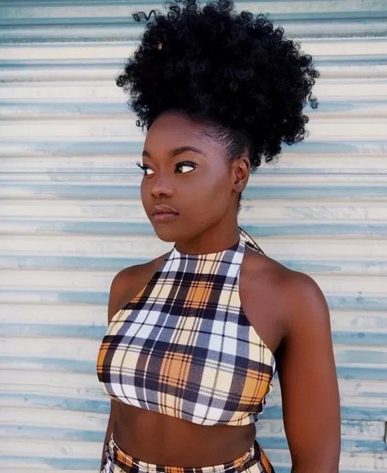 pineapple updo black women