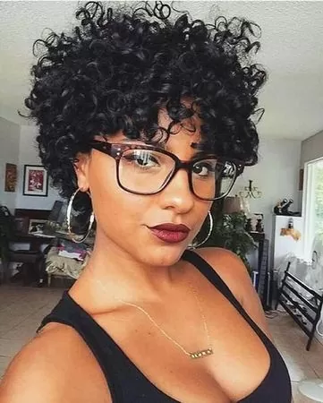 Kinky Curly Pixie