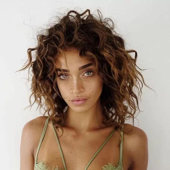 Layered Beachy Curls