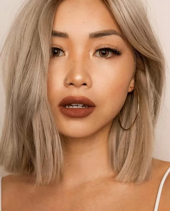 Ash Blonde Asian Hair Color&nbsp;