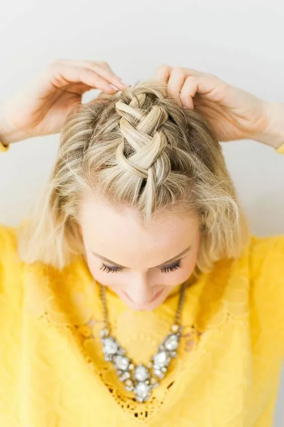 fauxhawk edgy bob haircut