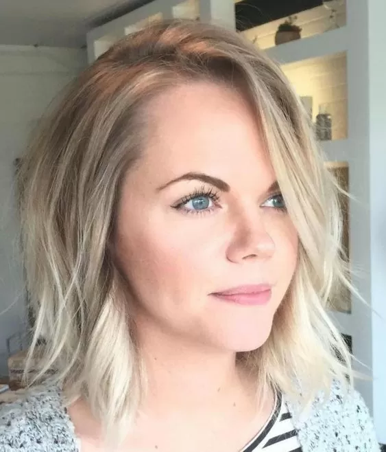 messy bob for fine hair