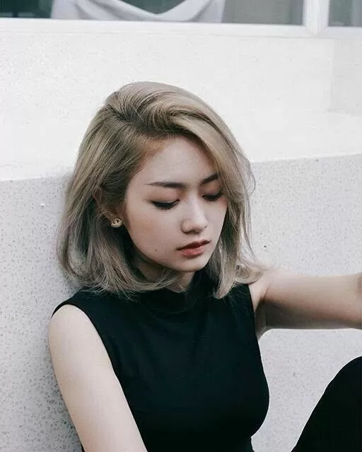 Grey Bob Asian Hair Style