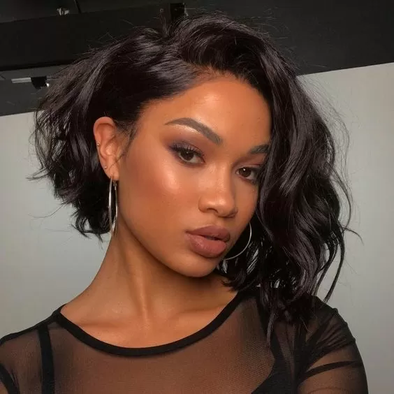 wavy bob for black women