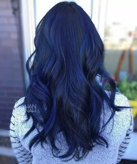 Top 48 image dark blue hair dye 