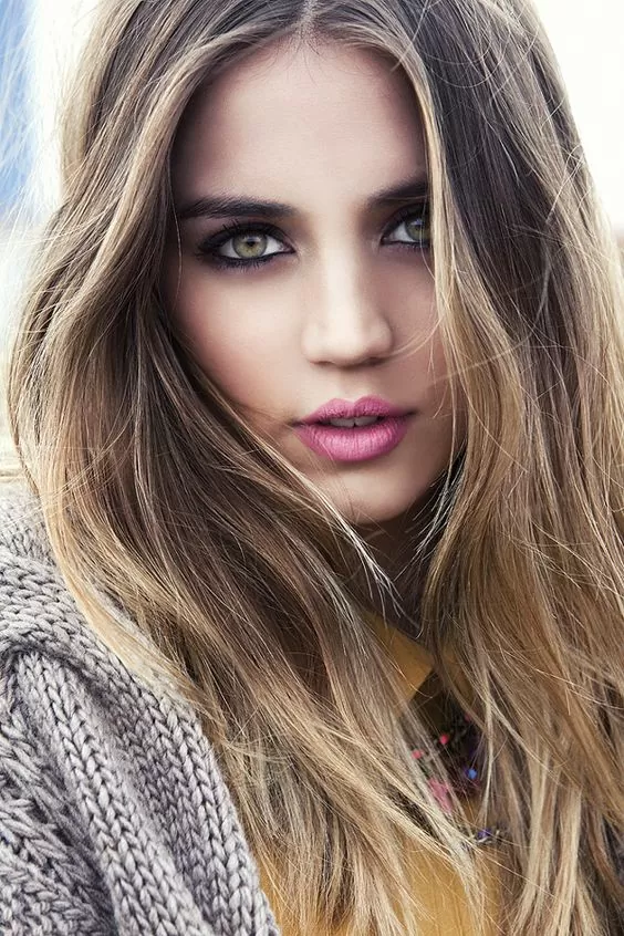 Golden Brown and Caramel Hair for Hazel Eyes