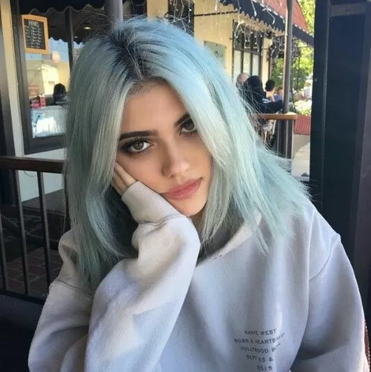 Icy Blue Hair for Hazel Eyes