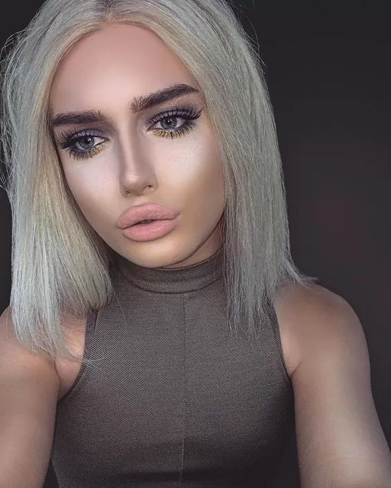 Silvery Blonde for Hazel Eyes