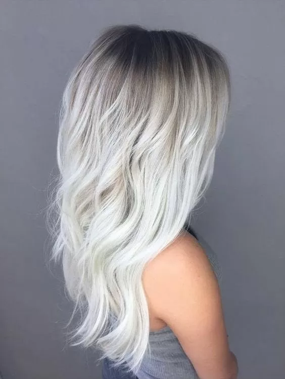 Bright Blonde with Dark Roots