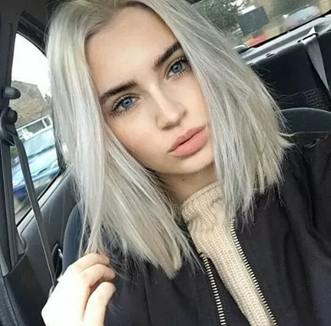 Cool-Toned Blunt Bob