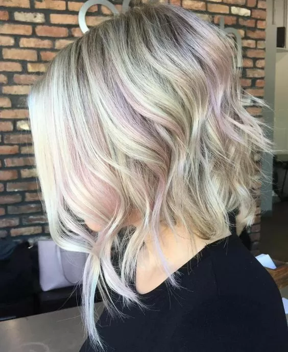Pastel Purple Highlights