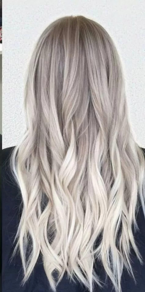 Icy long balayage
