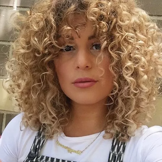 Curly Lob with Layers