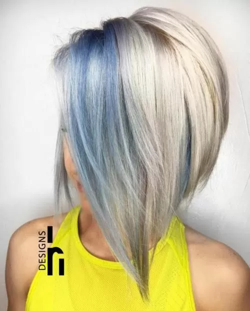 Pastel Inverted Bob