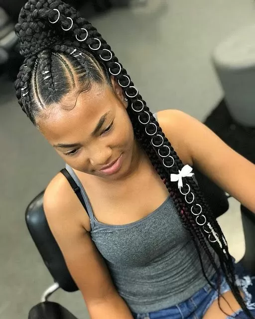 braided weave cornrows