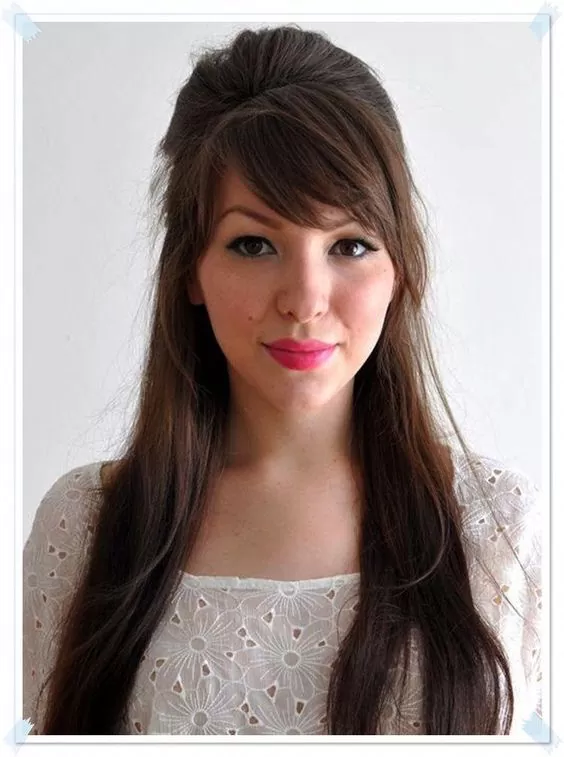 35 Great Ideas for Long Hair with Side Bangs
