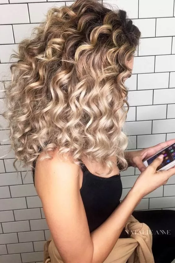 tight curls