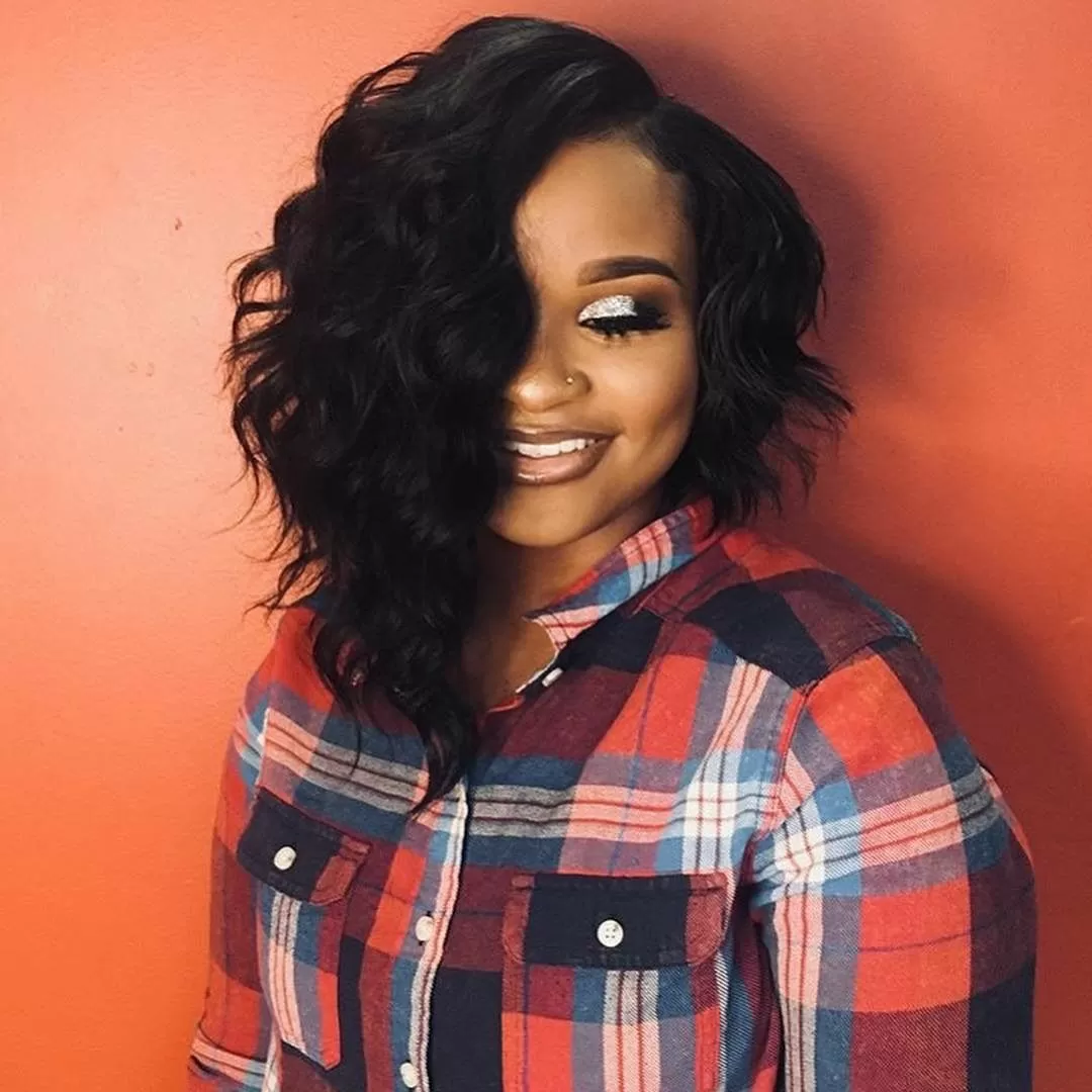 wavy short bob