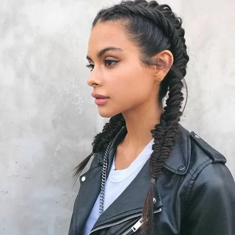 double french fishtail