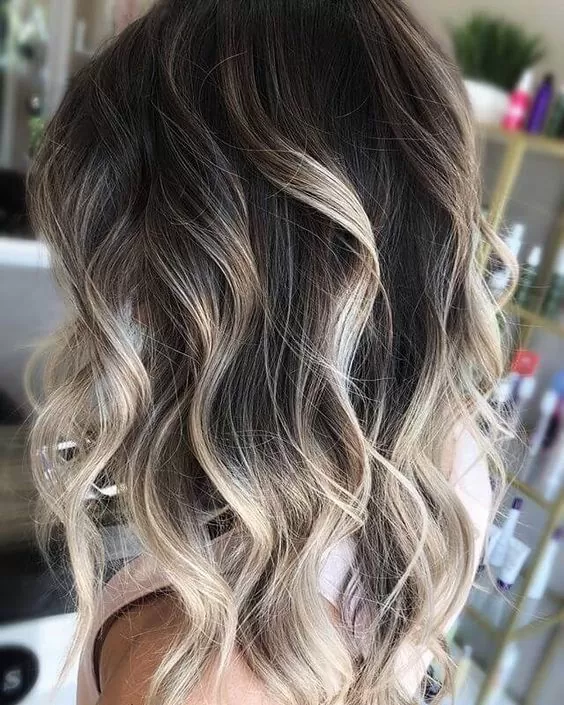 Icy Blonde Balayage