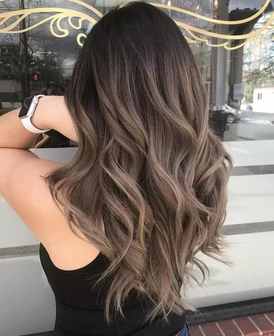 Ash Brown Balayage