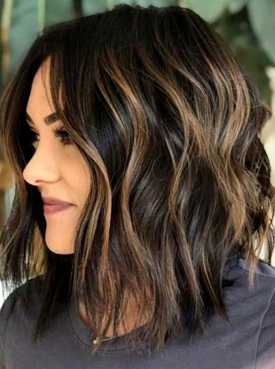Dark Chocolate with Chestnut Balayage